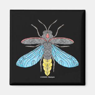 Luciérnagas (negras) - imán