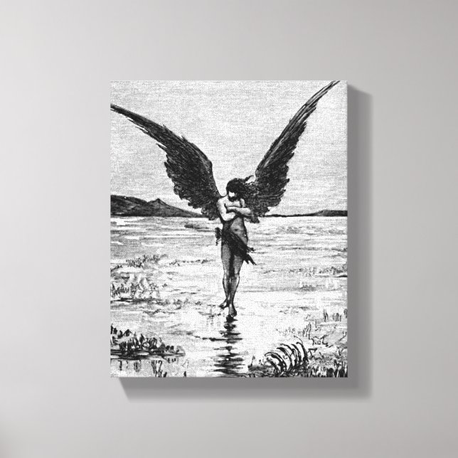 ¿Lucifer como Satán, Diablo o Ángel? Arte de tinta (Anverso)