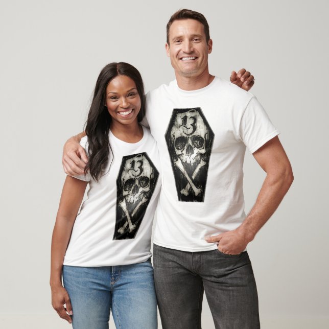 Lucky 13 Skull Gents Football Jersey (Unisexo)