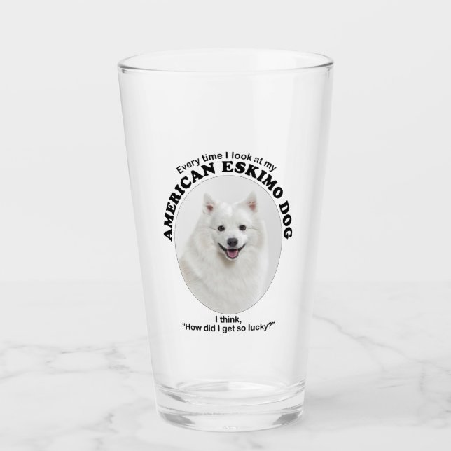 Lucky American Eskimo Dog (Anverso)