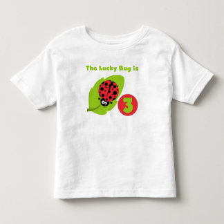 Lucky Bug 3 Birthday T camisetas y regalos