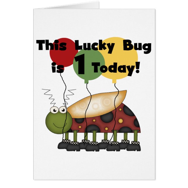 Lucky Bug es camisetas de cumpleaños y regalos (Frente)