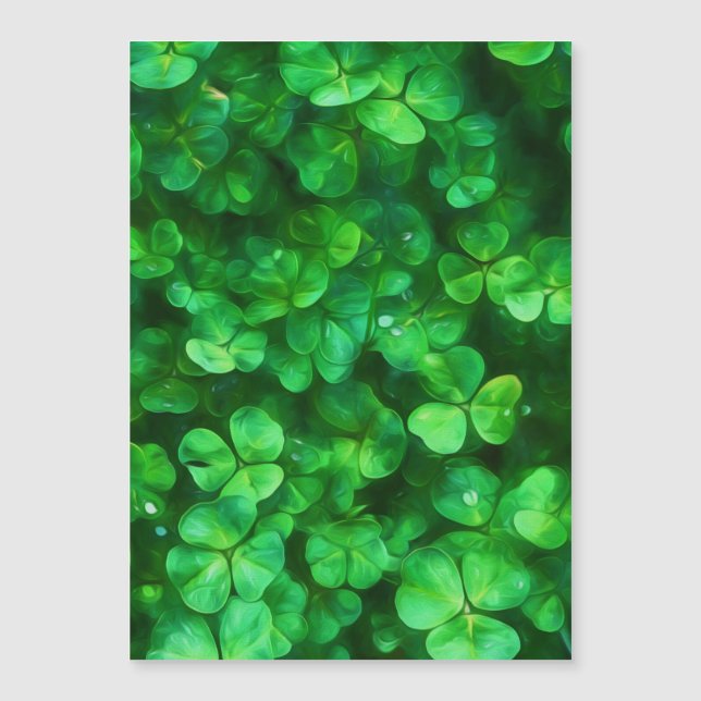 Lucky Celtic Irish Green Shamrock (Anverso)