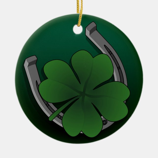 Lucky Charm St Patricks Ornamour Decoración Person (Frente)