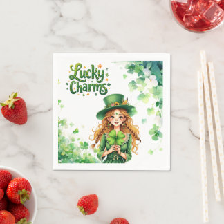 Lucky Charms, la servilleta de papel de San Patric