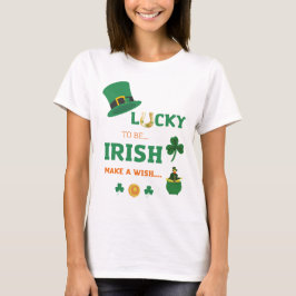 Lucky irish hacer una camiseta de deseo