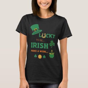 Lucky irish hacer una camiseta de deseo