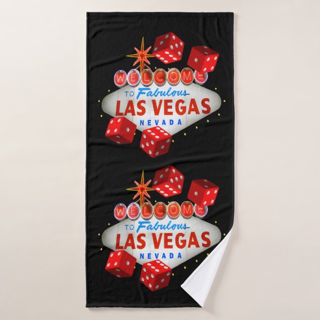 Lucky Las Vegas Bath TowSet (Toalla de baño)