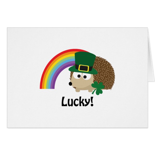 Lucky Leprechaun Hedgehog (Anverso (Horizontal))