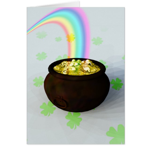 Lucky Pot of Gold Card (Frente)