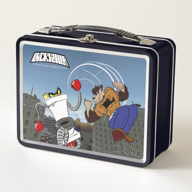 Luckyzilla Lunch Box (Anverso)
