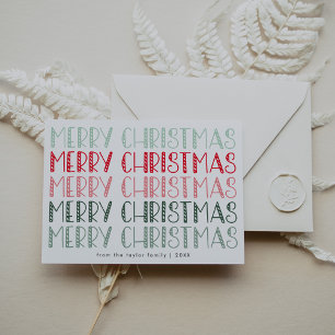 LUCY Red Green Cute Fun Family Feliz Navidad