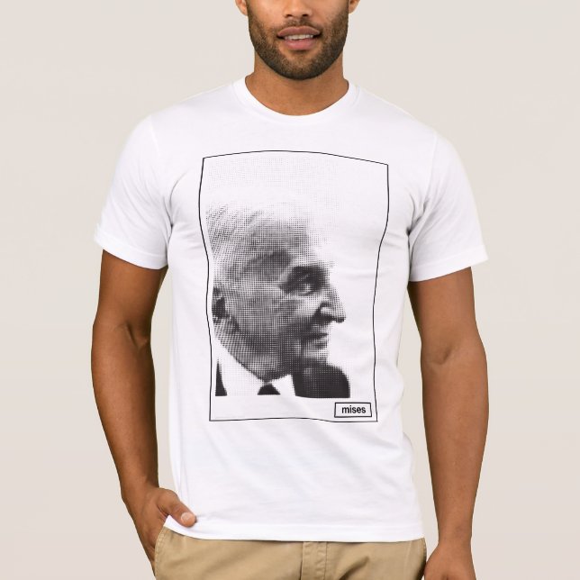 Ludwig von Mises personalizó la camiseta de la (Anverso)