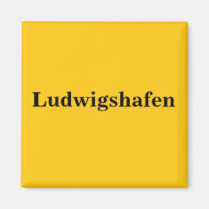 Ludwigshafen imán escudo oro Gleb