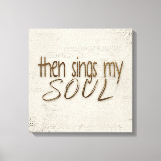 Luego Canta Mi Texto De Alma En La Impresión De Ca (Anverso)