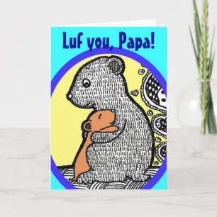 Luf You, Papa - Tarjeta del Día del Padre