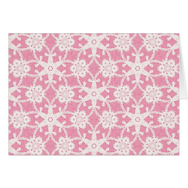 Lugar antiguo - blanco y rosa rosa (Anverso (Horizontal))