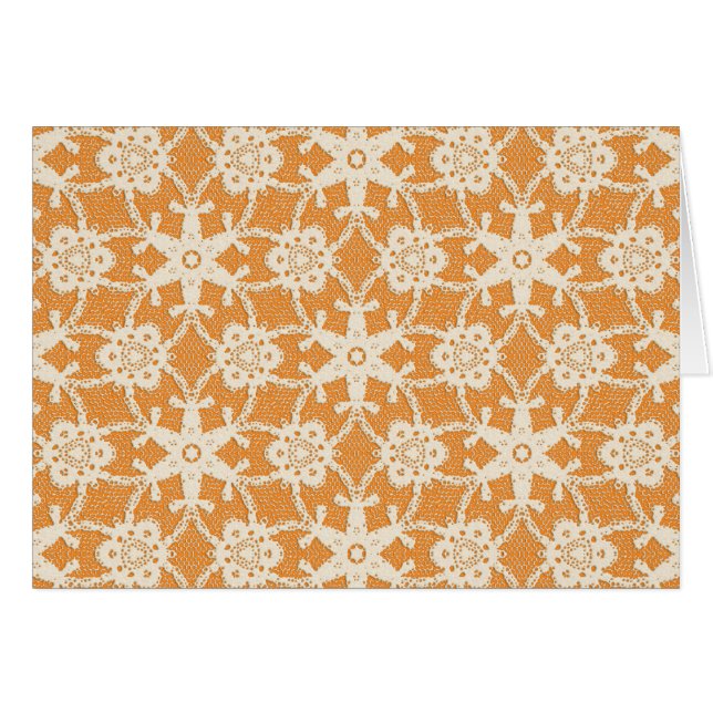 Lugar antiguo - naranja y crema (Anverso (Horizontal))