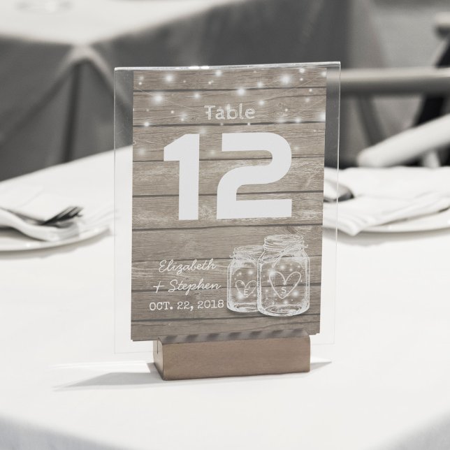 Lugar de Asiento de Boda Número de Mesa Frasco de  (Subido por el creador)