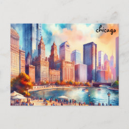 lugar de compra Travel Vintage chicago postales