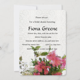 Lugar de invitación a la ducha de novia del amor R