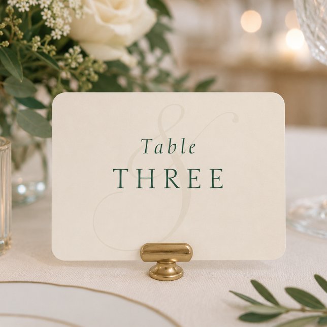 Lugar de la mesa de boda con monograma de oro verd (Elegant Emerald Green Gold Monogram Wedding Table)