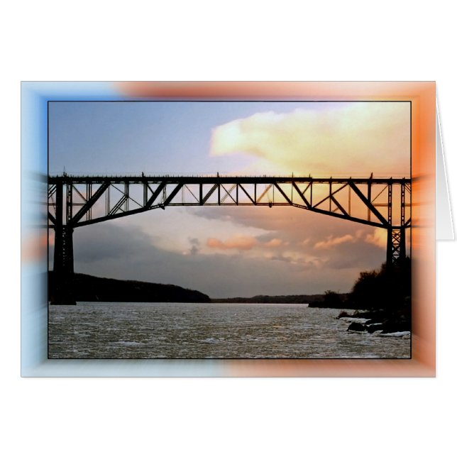 Lugar emblemático del río en invierno (Anverso (Horizontal))