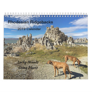 Lugares que van del calendario 2019 de Rhodesian