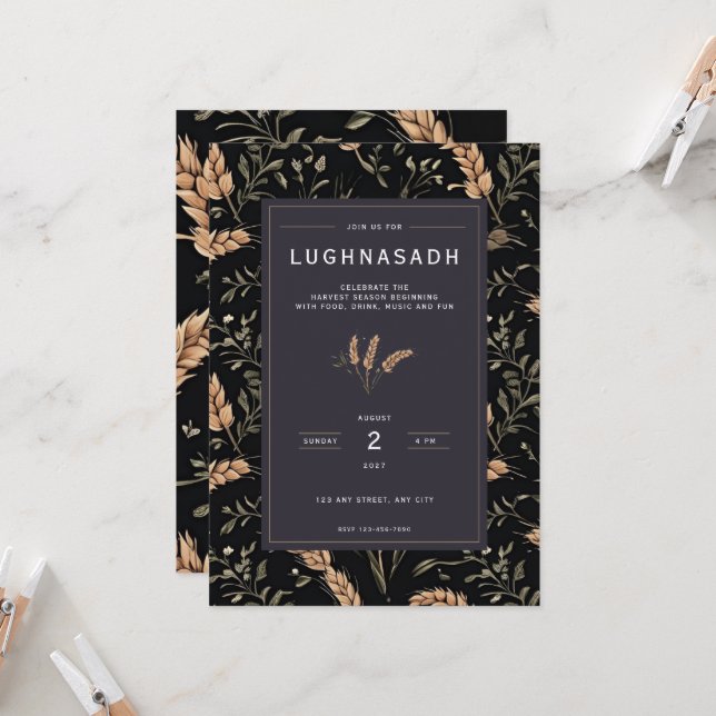 Lughnasadh | Verano | Invitación a la Rueda del Añ (Anverso/Reverso In Situ)