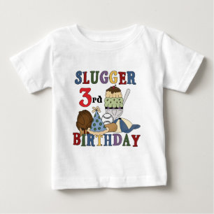 Lugre de béisbol, camisetas de cumpleaños 3