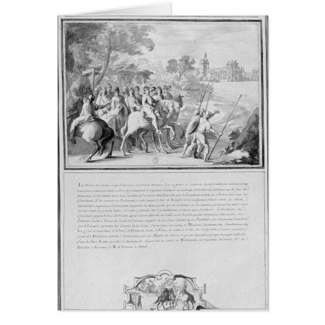 Luis II de Borbón Príncipe de Conde con (Frente)