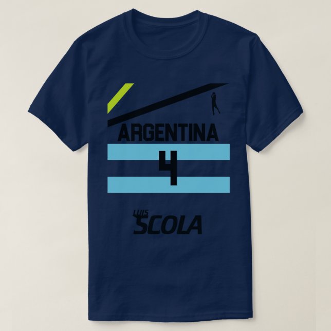 LUIS SCOLA Argentina Basketball Jersey (Diseño del anverso)