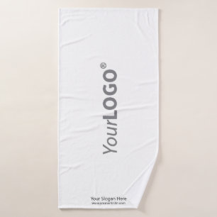 Lujo con el logotipo vertical blanco Minimalista
