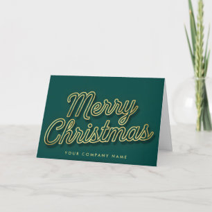 Lujo de Oro Script Feliz Navidad