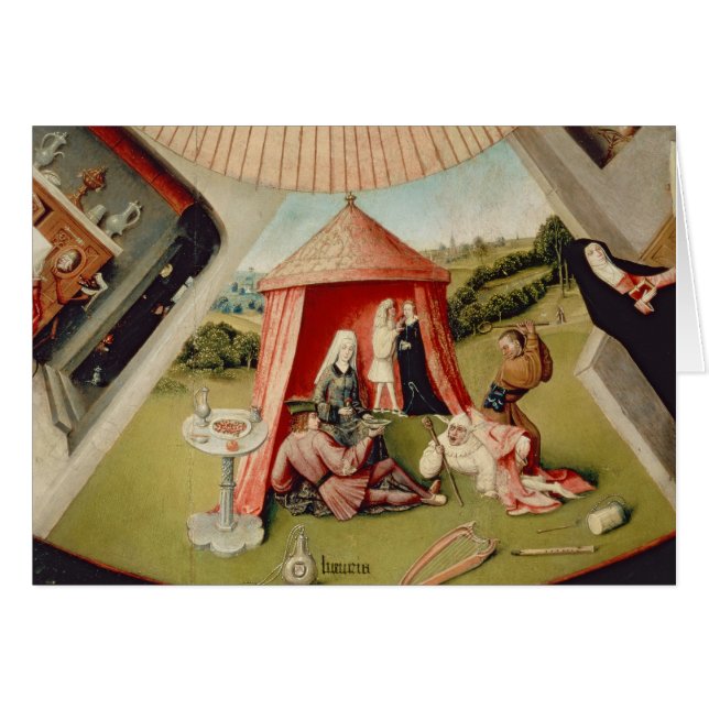 Lujo, detalle de la tabla de los siete (Anverso (Horizontal))