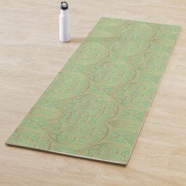 Lujo elegante oro Mandela Yoga Mat