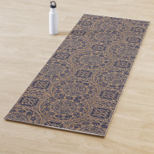 Lujo elegante oro Mandela Yoga Mat