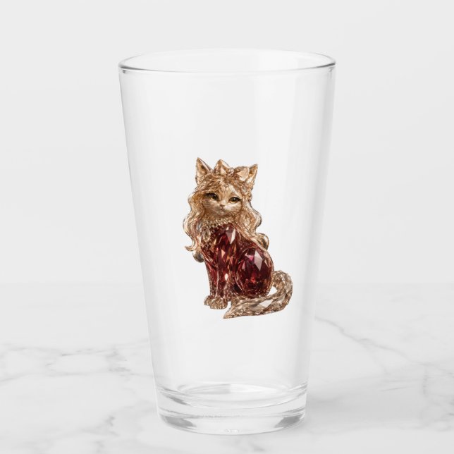 Lujo Gato Lindo Cristal Brillante  (Anverso)