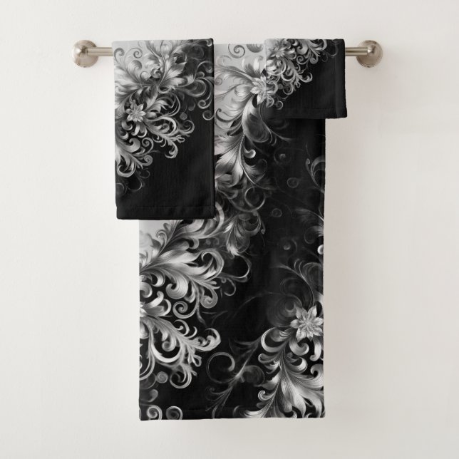 Lujo Monocromo Gris y Negro con Plata (In situ)