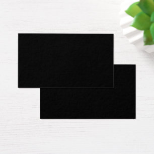 Lujo Negro Elegancia   Tarjetas de Perfil Premium