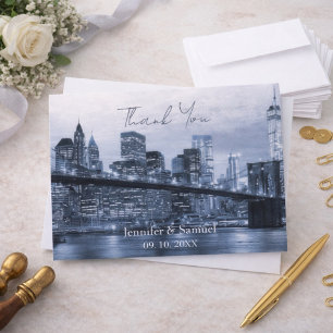 Lujo NYC Silueta Urbana Gracias