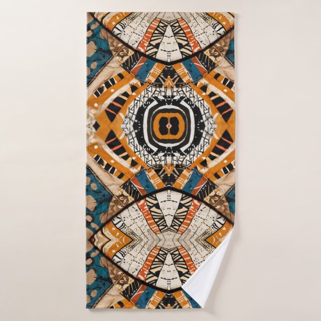 Lujo Patrimonio Caribeño Africano Multicolor (Toalla de baño)