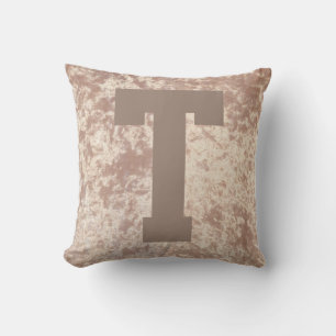 Lujo terciopelo estiloso de tiro almohada inicial