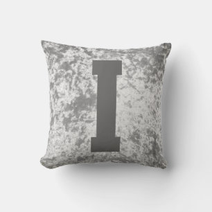Lujo terciopelo estiloso de tiro almohada inicial