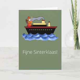 Lujo Tipografía Tarjeta de deseos de Sinterklaas 5