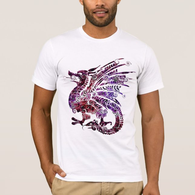 lujosa camiseta de dragón (Anverso)