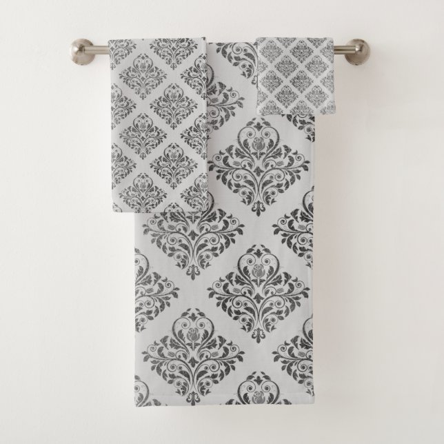 LUJOSO CONJUNTO DE TOALLAS DE HAMPTON Gris Gris Gr (In situ)