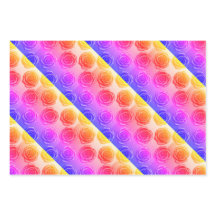 Lujoso juego de papel de envolvimiento para Rosas