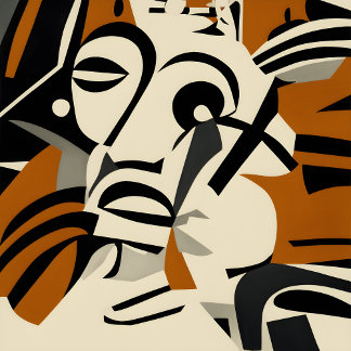 Lujoso lienzo abstracto de arte de pared