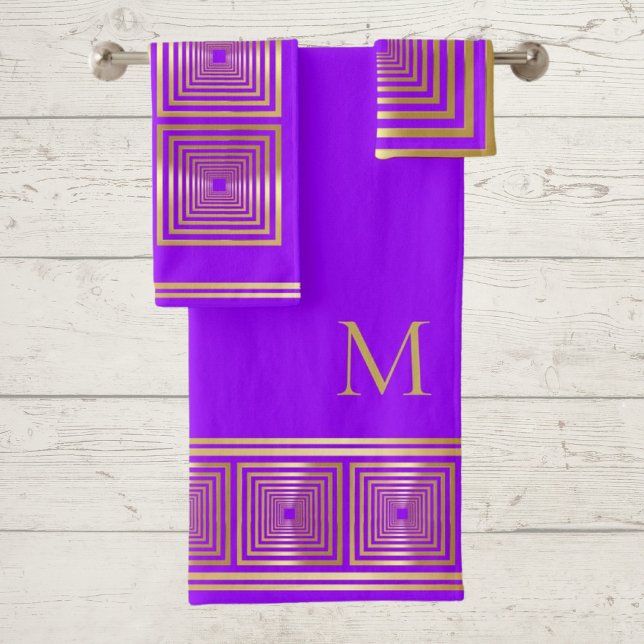 Lujoso neón lila violeta nombre dorado Toque conju (Subido por el creador)